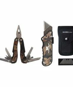 Utility Knives & Blades Olympia Tools Camo Turboknife And Multifunction Pliers Set, 2/Pack