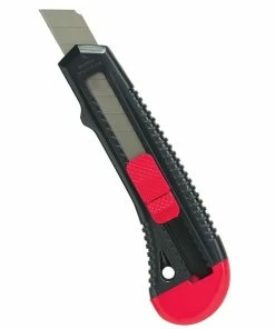 Alvin & Co Utility Knives Alvin Large Snap Blade Knife With Lock Cutter [Pack Of 12] (12PK-SN400)